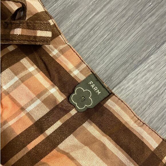 RARE FARM Rio Women's Monkey Printed Linen Blend Shorts Size Medium - Picture 3 of 8